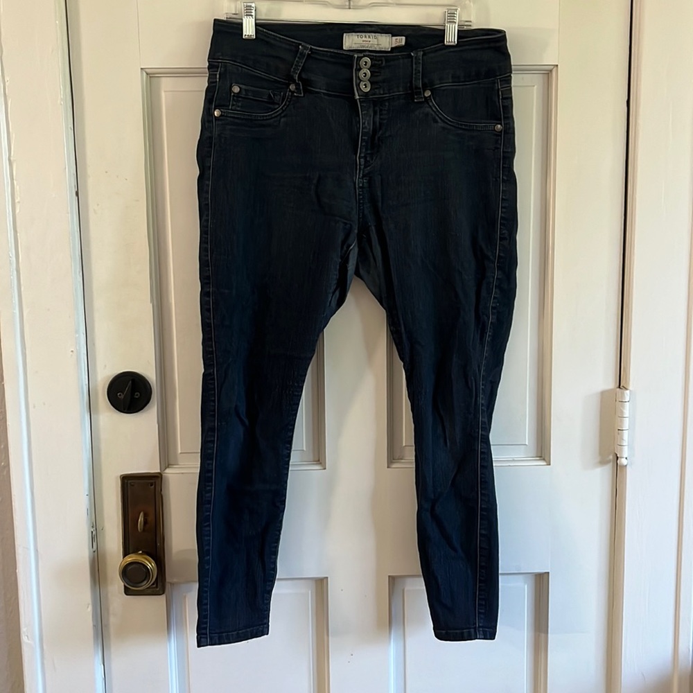 Dark Wash Torrid Jeggings SHORT LENGTH